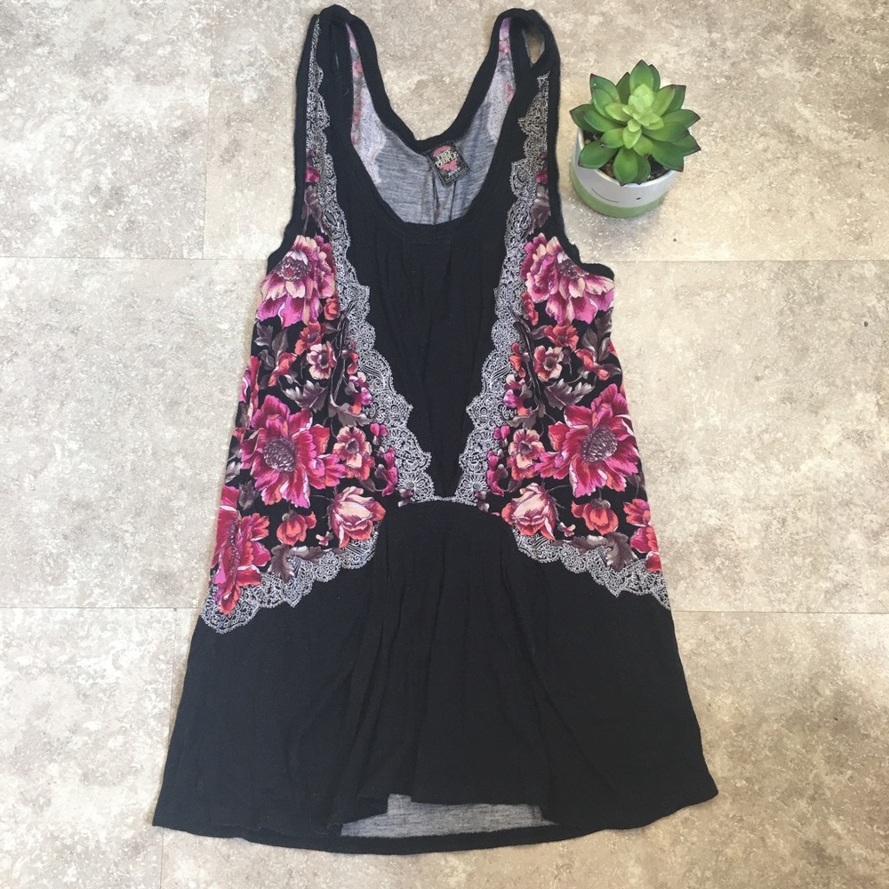 Free People Floral tank